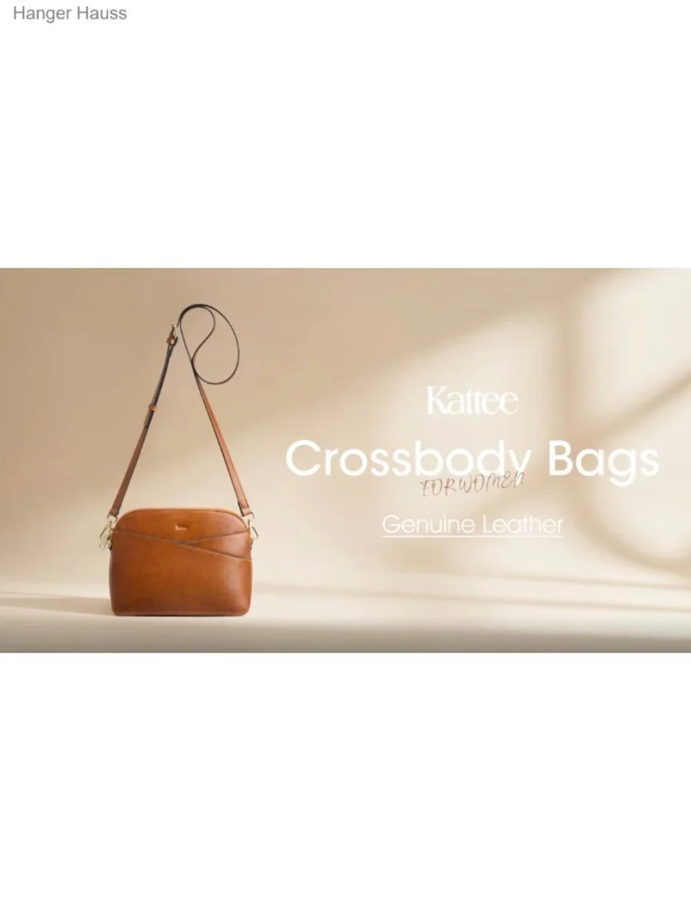 Genuine Leather Small Crossbody Bag Women Purse Adjustable Strap Organizer